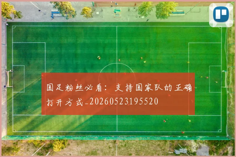 国足粉丝必看：支持国家队的正确打开方式_20260523195520